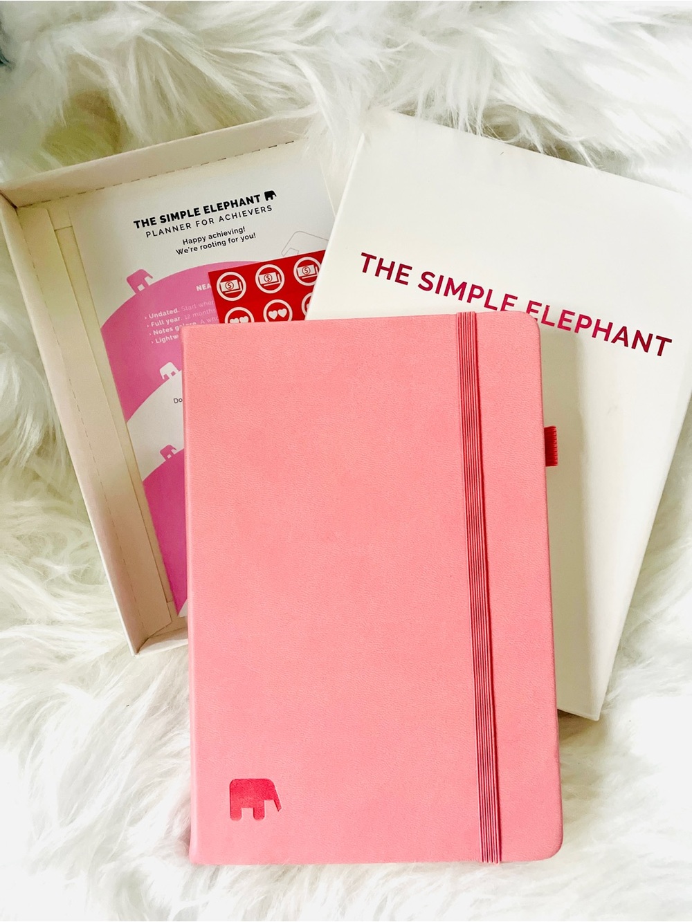 The Simple Elephant Pink Planner Daily Organization